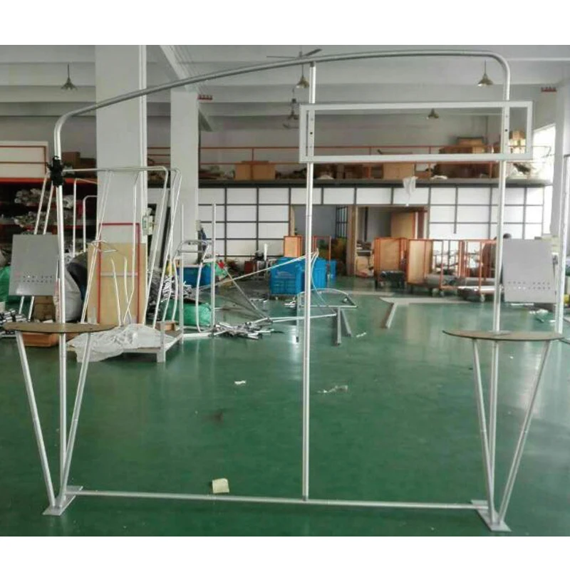 10 футов выставочный дисплей с кронштейном для монитора полка всплывающая стойка