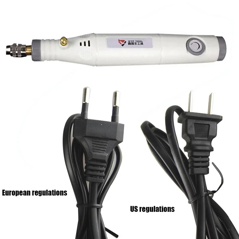 1 шт. 18 в США/ЕС Мини электрическая дрель набор многофункциональная ручка для