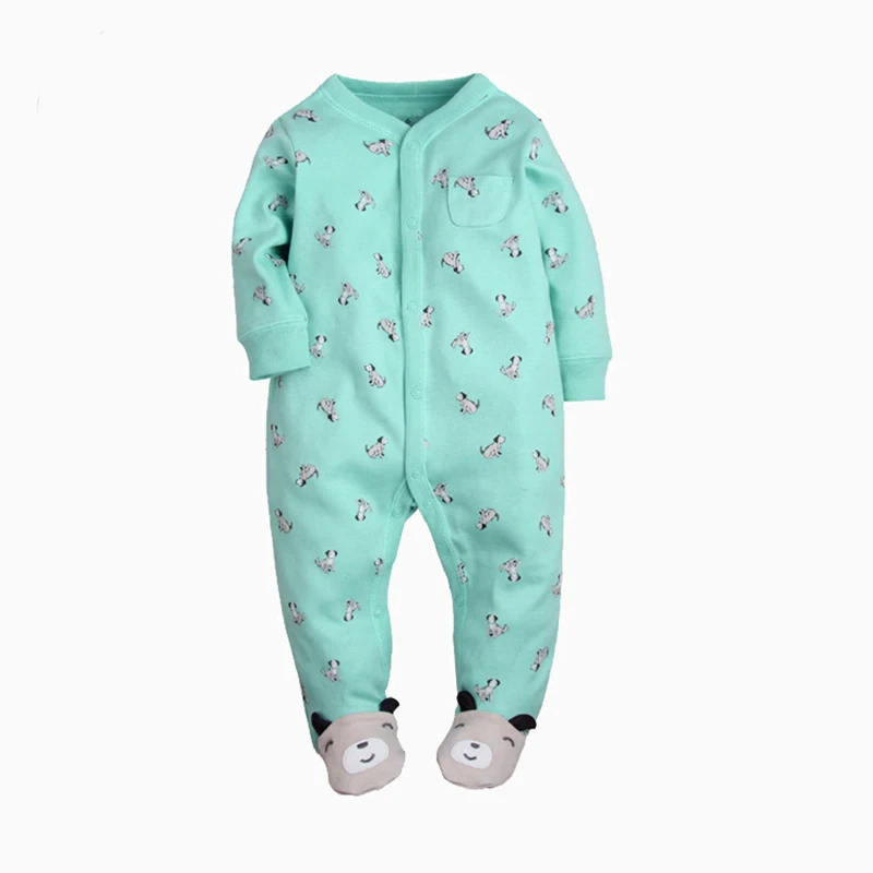 Детский осенний комбинезон с длинным рукавом 100% хлопок|baby rompers newborn|long sleeve baby