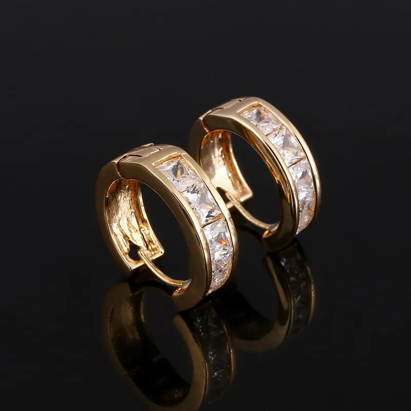 Модные серьги гвоздики маленького размера элегантные вечерние для женщин