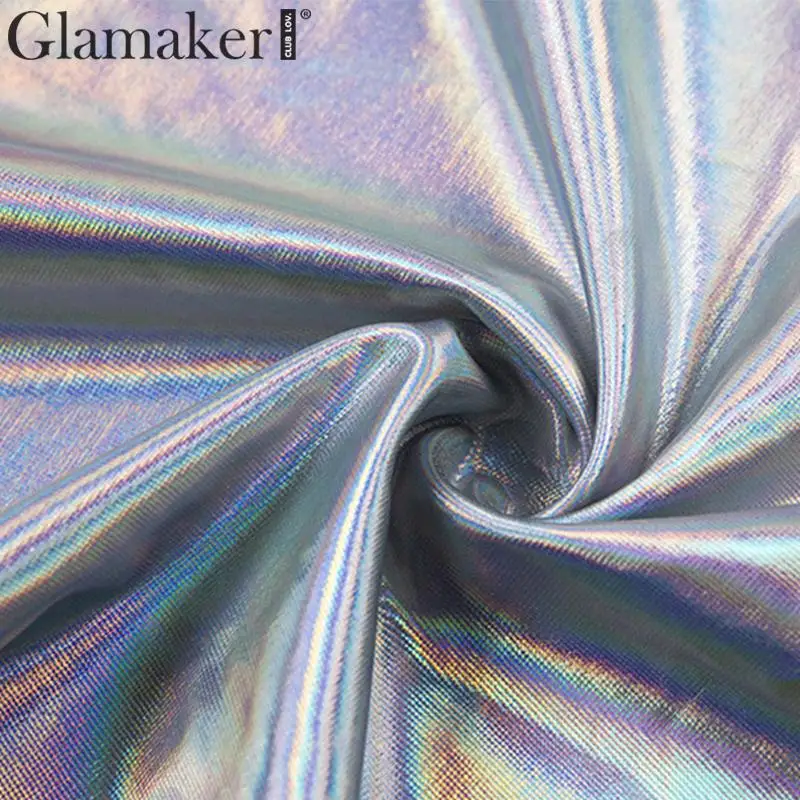 Glamaker бандажная повязка облегающее красочное сексуальное платье женское летнее