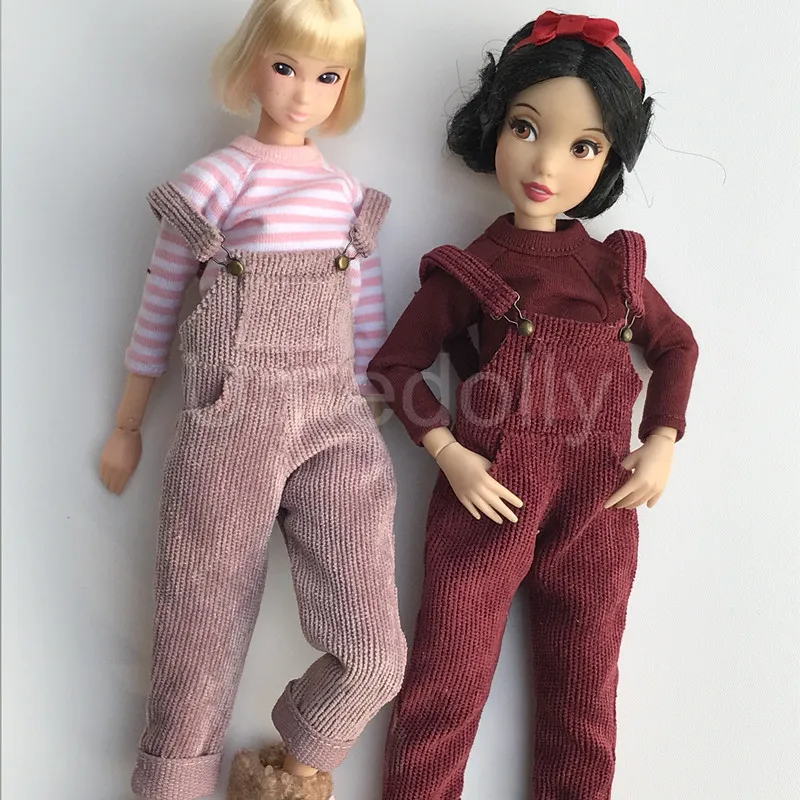 Одежда для куклы Blyth 1 шт. вельветовые подтяжки брюки комбинезон кукол Azone Licca Momoko