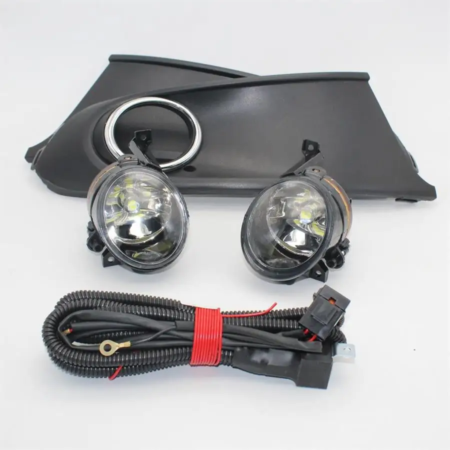 

Автомобильный светильник s для VW Polo Vento Sedan Saloon 2011 2012 2013 2014 2015 2016 светодиодный противотуманный светильник лампа + решетка крышка + упряжь в сборе