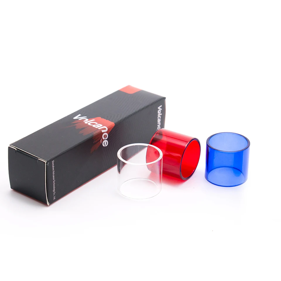 Volcanee 4 шт. сменная стеклянная трубка для V8 бак вапорайзер атомайзер Vape DIY
