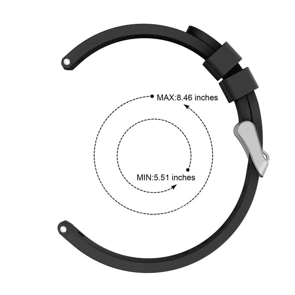 20 ремешок для часов, мм силиконовый браслет для samsung Galaxy Watch active Band умный браслет спортивные Сменные аксессуары ремешок для часов