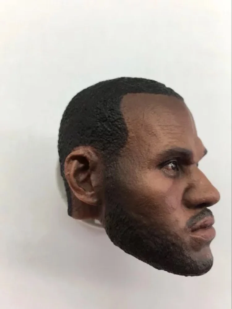 

1/6 scale Basketball Player LEBRON JAMES Head sculpt fit 12" figure body