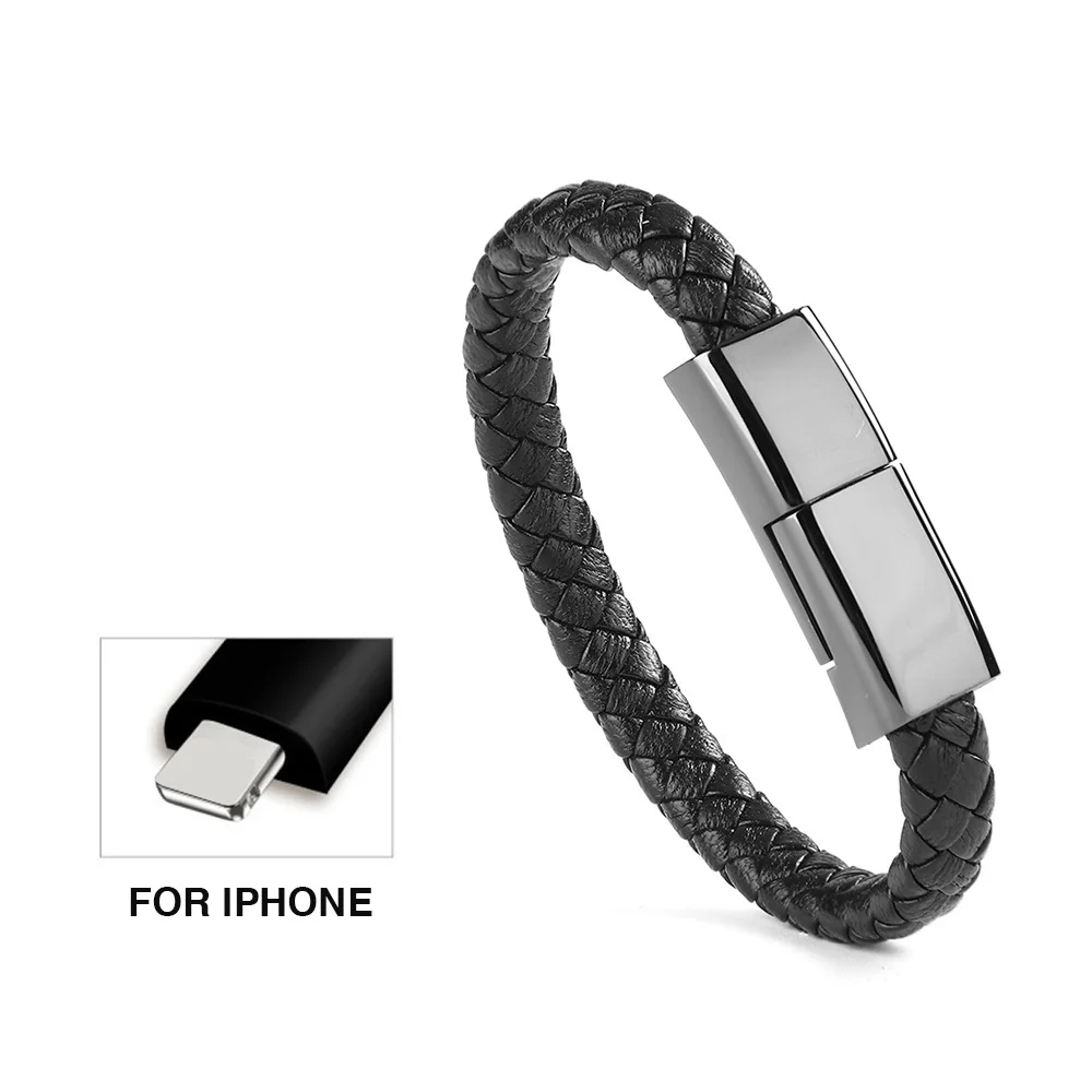 for iphone VIP Link спортивный заряжатель USB браслета кабель для передачи данных для мобильного телефона Быстрая зарядка быстрая iphone X 7 8 plus samsung S8 провод портативный - Тип штекера: for iphone