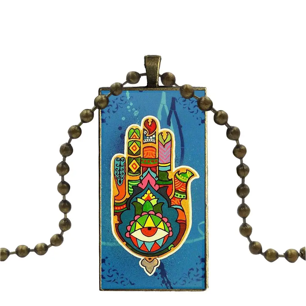 EJ glaze Хамса от дурного глаза Judaica Ручная работа для женщин Рождественский подарок