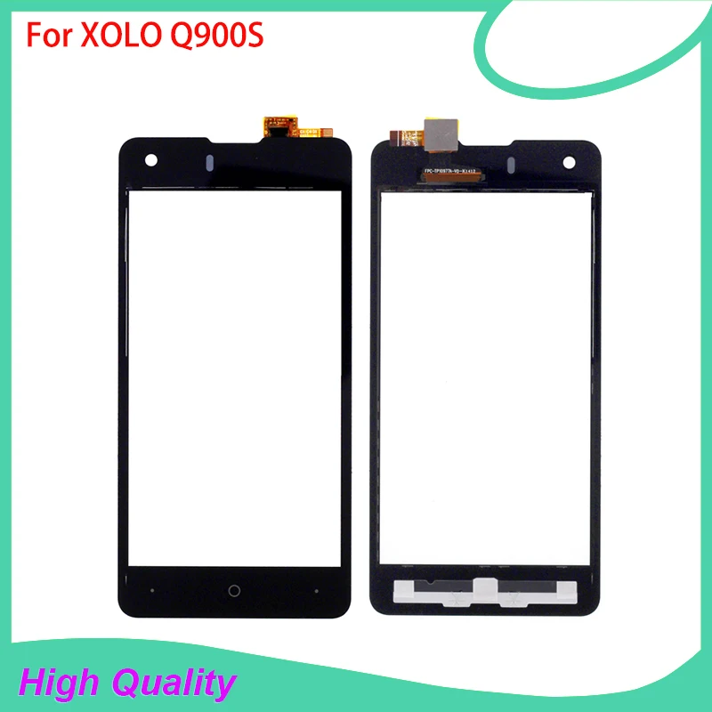

For Xolo Q900s 9069 100% Tested Touch Screen Digitizer Assembly Black Color Mobile Phone Touch Panel Free Shipping