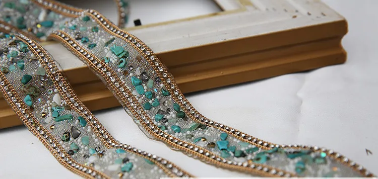 Аксессуары для свадебного платья Diy ткань аппликация патчи Кристалл горный