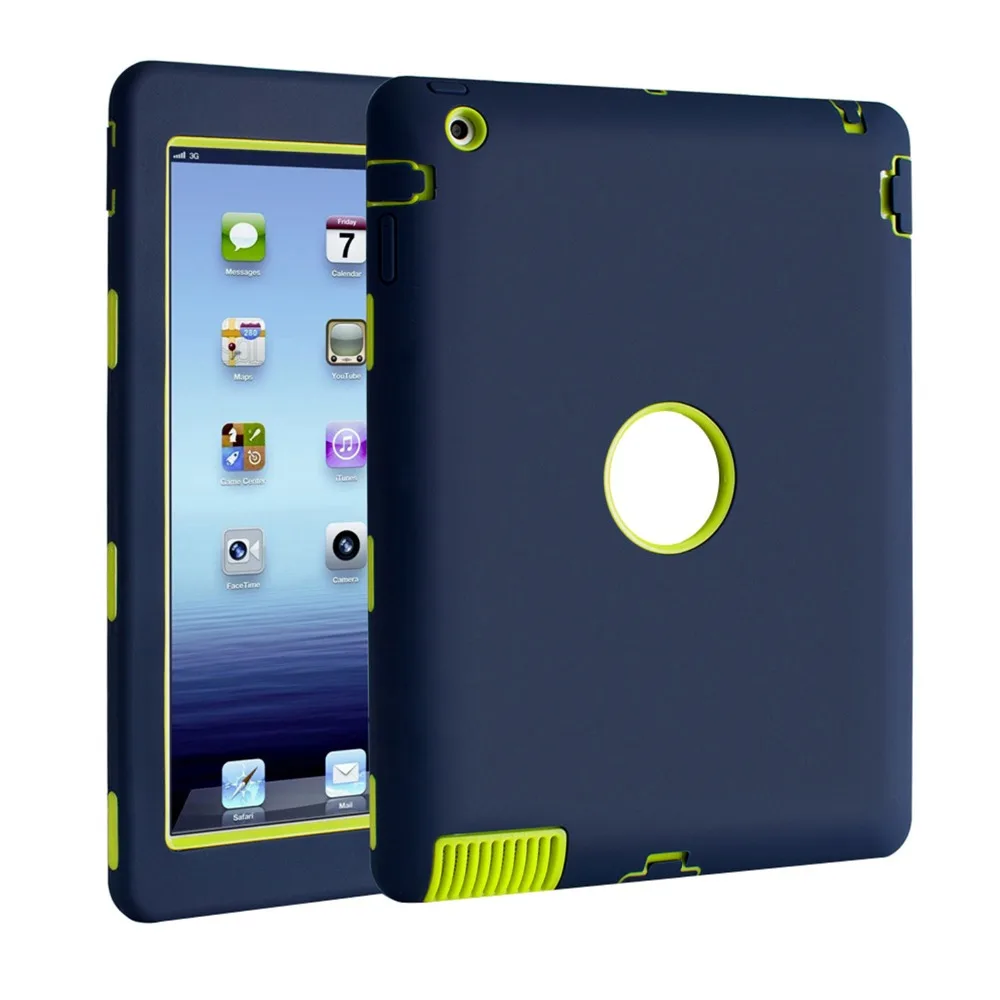Новый 3D чехол для Apple iPad 2 3 4 Retina детская безопасная Броня ударопрочный