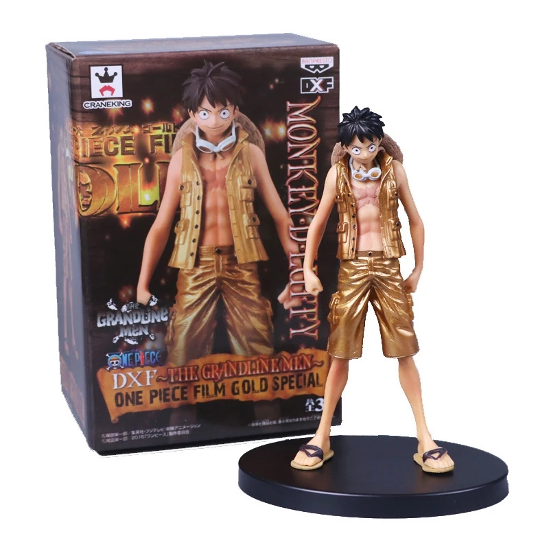 Аниме one piece pvc 9 шт./компл. экшн-фигурка Золотой Луффи сандзи Зоро франки нами Робин