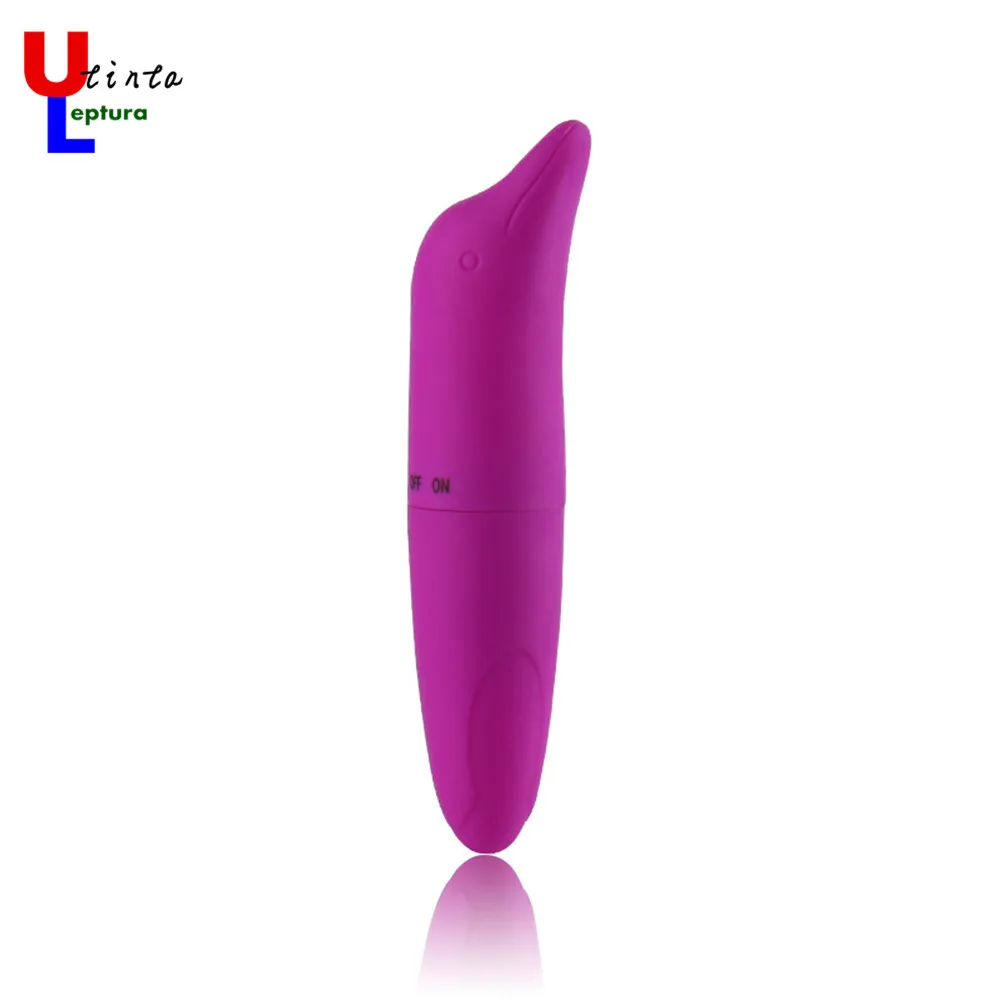 Мини-массажер для клитора Вибратор-Дельфин женщин точка G прыгающее Яйцо Пуля