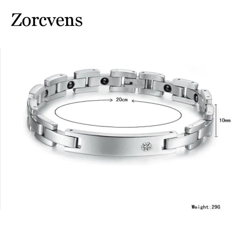 Новинка 2020 магнитные браслеты для влюбленных zorcins из нержавеющей стали 316L