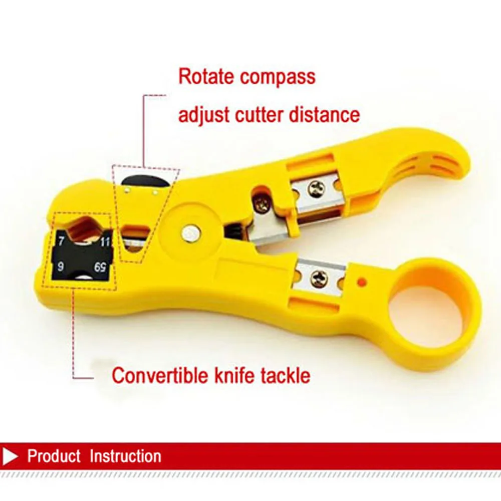 Аксессуары для зачистки коаксиального кабеля RG59/6/7/11 CAT 5E 6|stripping tool|cable stripping tooltools