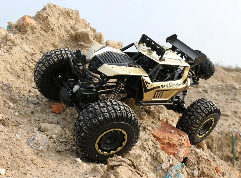 1:8, супер большой автомобиль из сплава на радиоуправлении, масштаб 4WD, 2,4 г, дистанционное управление, внедорожник, скалолазание, RC багги, детская игрушка, автомобиль, Подарочная модель