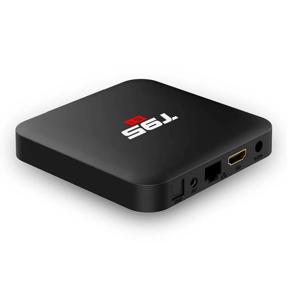 T95 S1 Smart TV Box Android 7 1 Amlogic S905W Четырехъядерный 4K медиаплеер с T2 C мини
