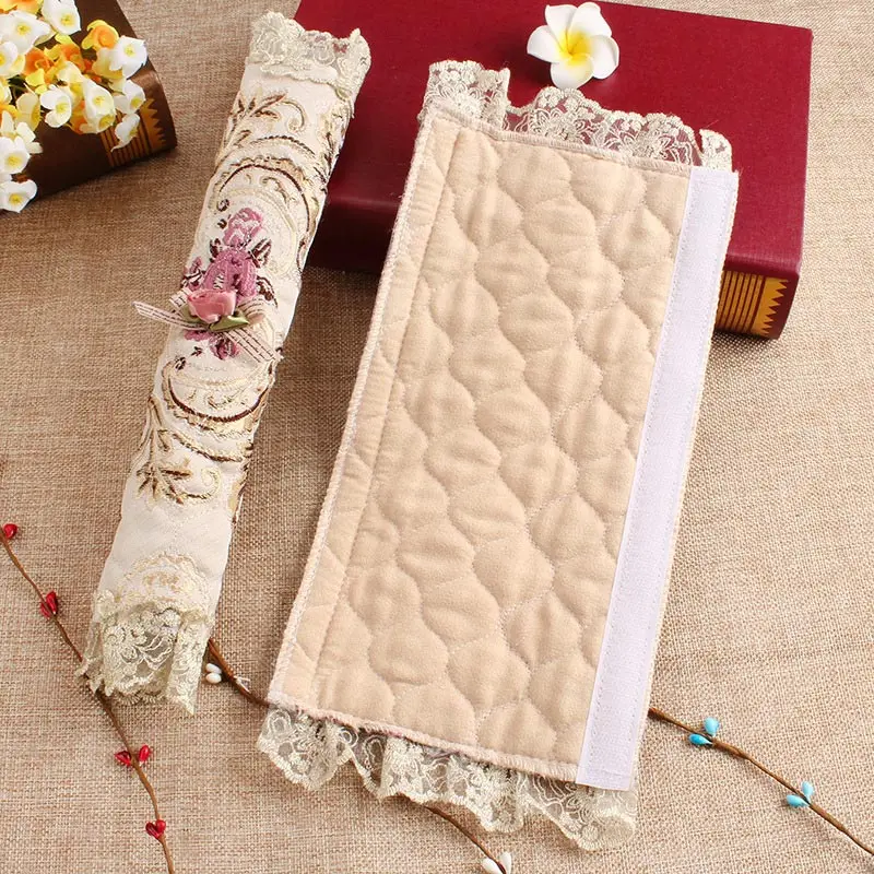 Новый 2 шт Дверная ручка крышка кружева вышитые Чехлы на ручки холодильника