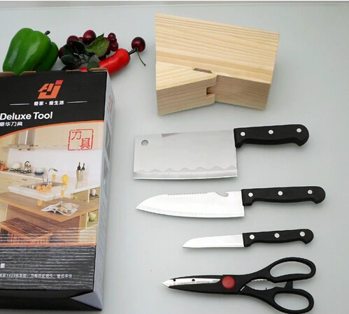 Набор кухонных ножей черные лезвия 5 комплектов инструментов ZW119|kitchen knife set|global