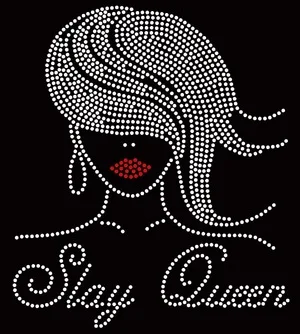 Новое поступление горячая Распродажа Saly queen Afro исправление узор из страз