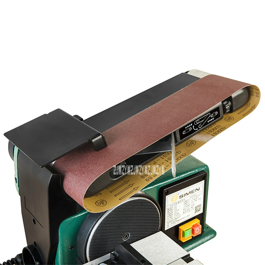 

S4600Z Belt Machine 550W Pure Copper Wire Sand Tray Abrasive Belt Machine, Sharpener, Polishing Belt Grinding Machine 220v/50HZ