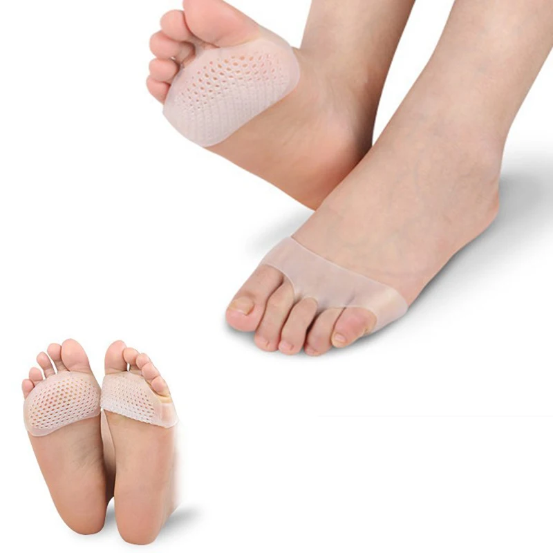 2Pcs Foot Care Gel Toe Separator Bunion Splint Beehive Shaped Forefeet Sleeve Cushions Metatarsal Pads for Feet Pain Relief Tool | Красота и