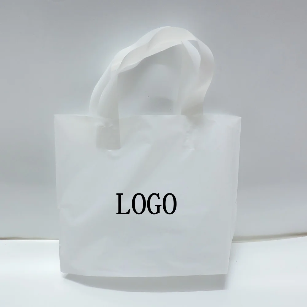 45x35+10cm custom printed logo gift plastic bag/handle packaging bag/shopping bags for clothing | Дом и сад