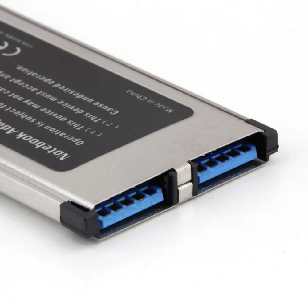 Высокоскоростная Экспресс карта Expresscard к USB 3 0 2 порта адаптер 34 мм экспресс