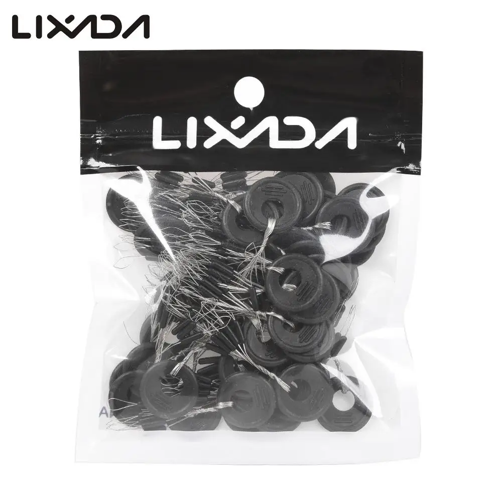 50 шт. рыболовные пробки S 6mm/M 7mm/L 7.5mm черные резиновые для рыбалки поплавок