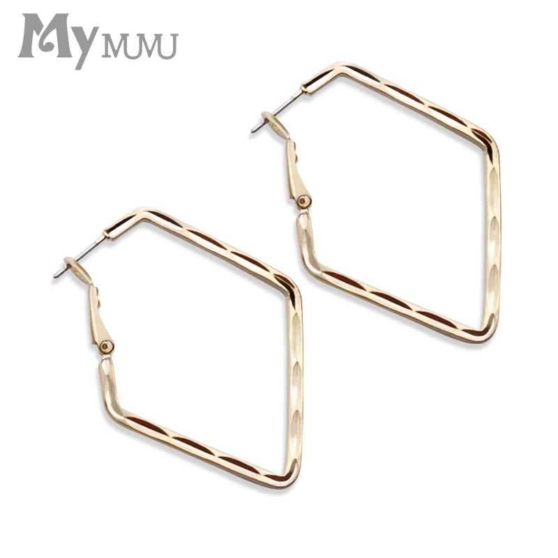 

Trendy Geometric shape Earrings Circle Earrings Loop Earrings for Women 2020 fashion z584