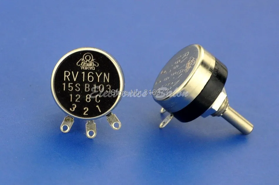 Роторный потенциометр промышленной панели управления (10 шт./лот) RV16YN 15S B104 COSMOS TOCOS