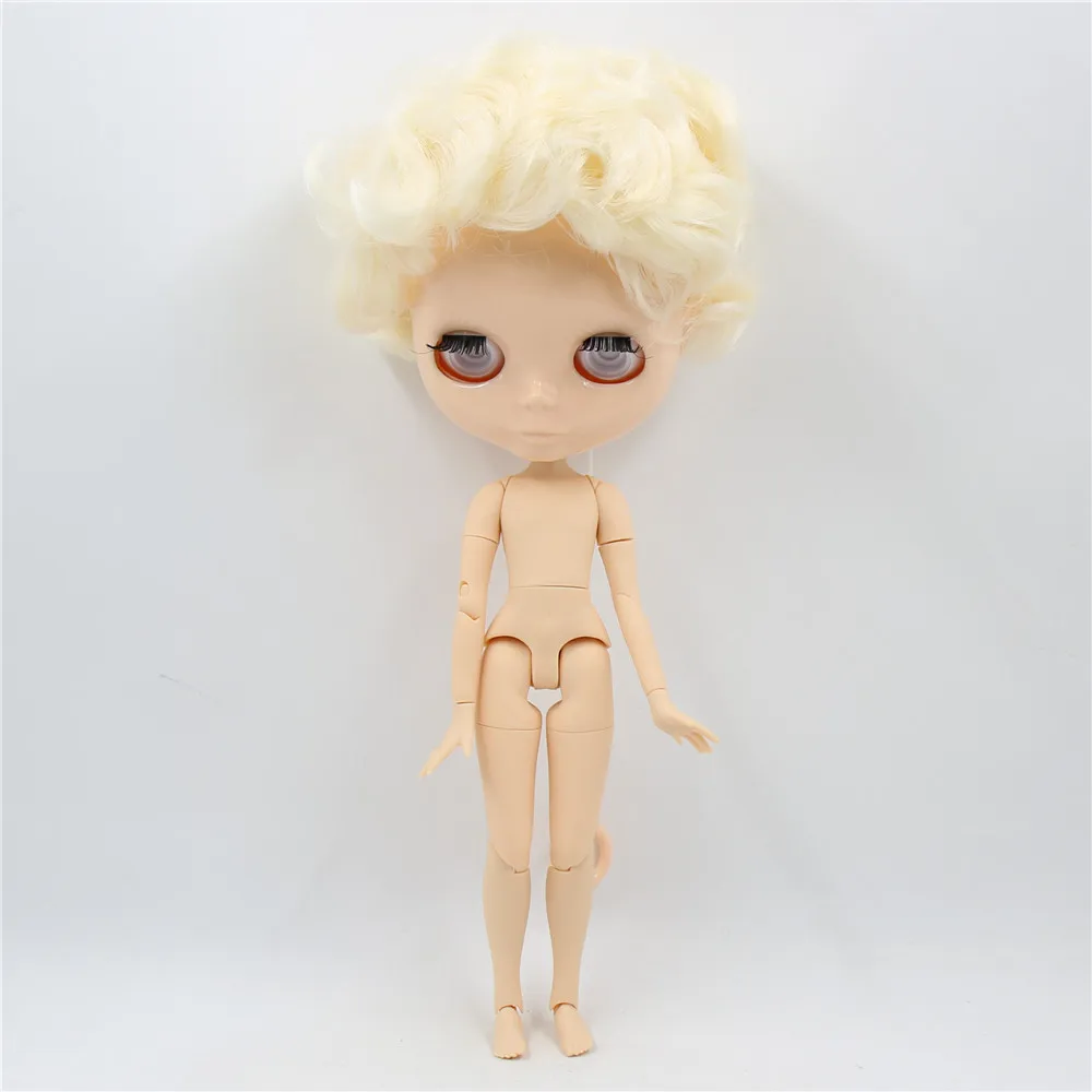 Ледяной DBS Blyth кукольные 1/6 bjd 30 см шарнирное тело желтые волосы без eyechips резные