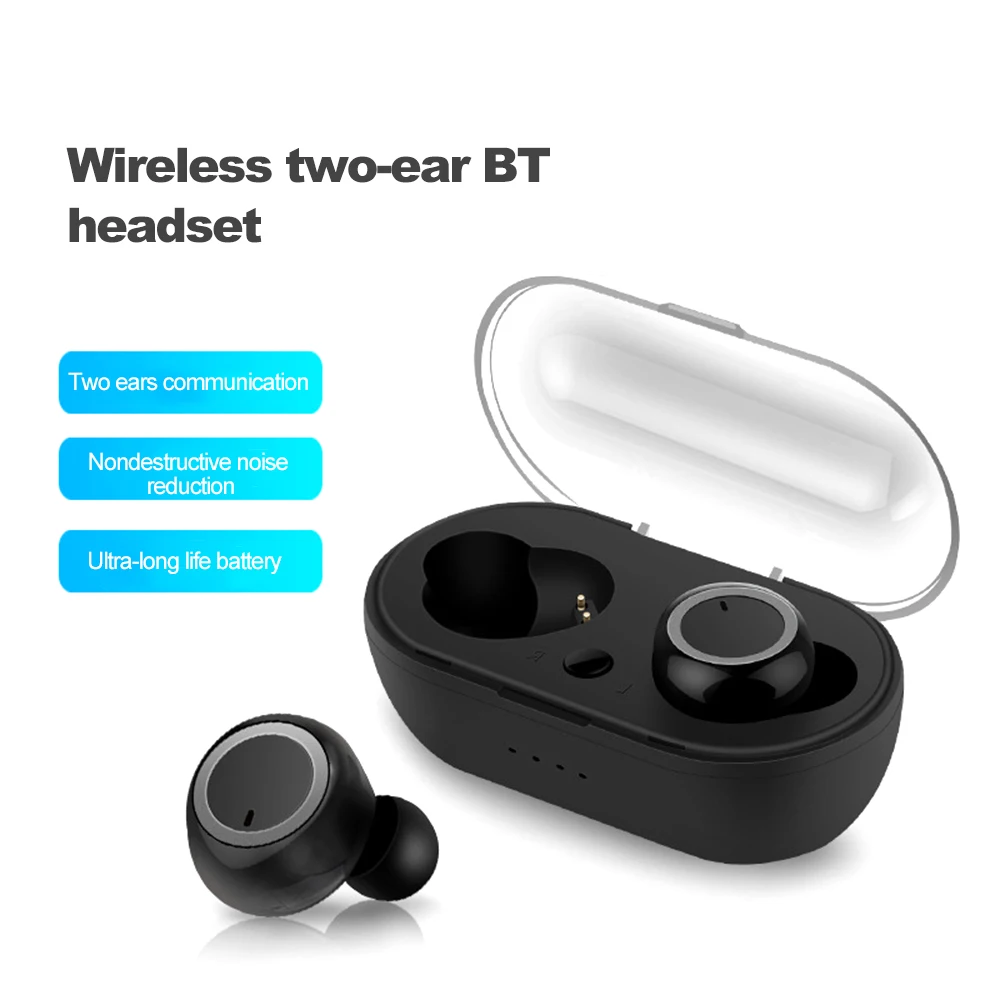 Беспроводные наушники TWS Bluetooth 5 0 автоматическое подключение 10 метров
