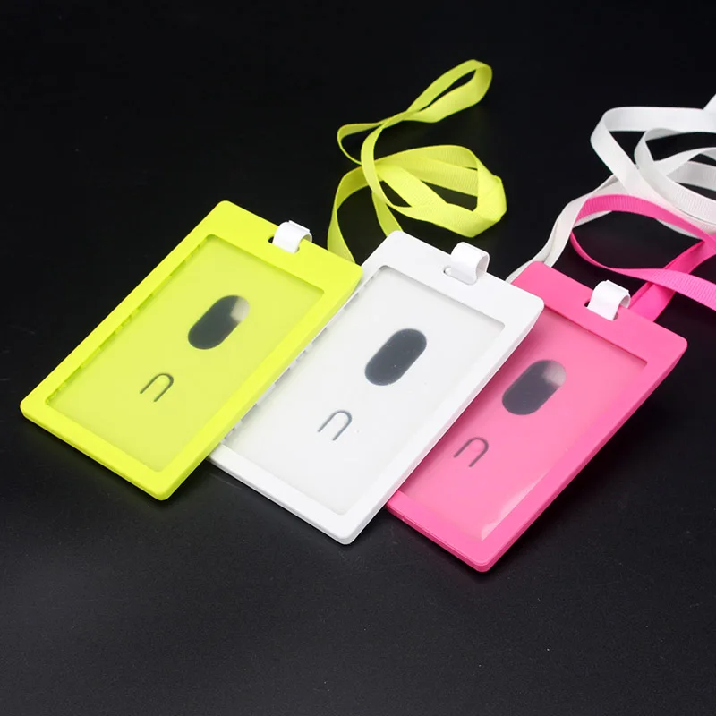 2018 Мужская ремешки id порте держатель знак прозрачный пользовательские посещение