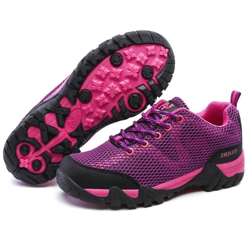 MANLI New Big Size 36-47 Men's Woman HIking Shoes Male Outdoor Antiskid Breathable Trekking Hunting Tourism Mountain Sneakers | Спорт и