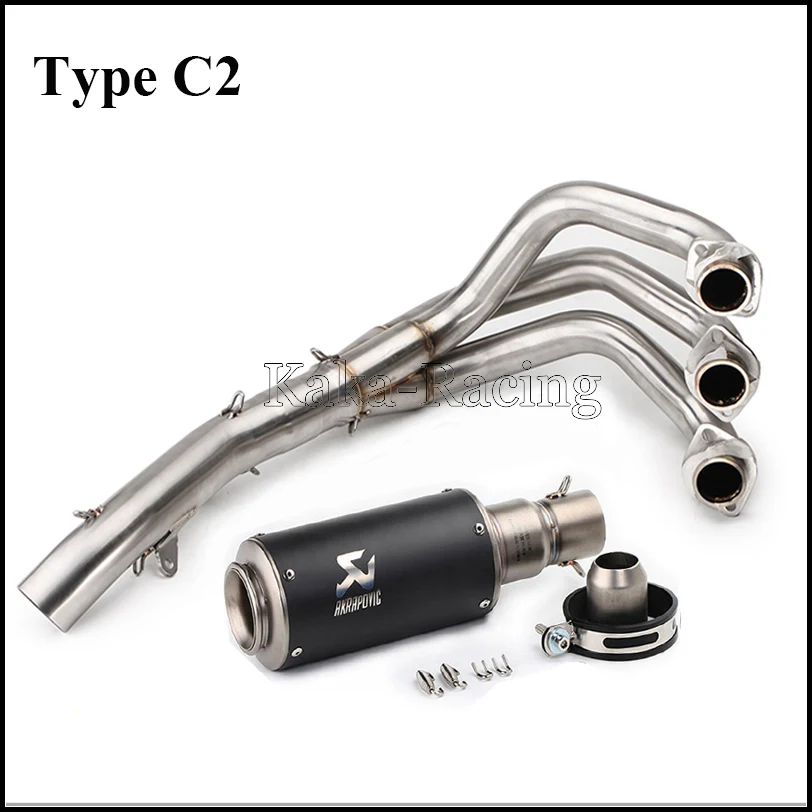 Для Yamaha MT09 FZ09 мотоцикл Akrapovic глушитель полная система без шнуровки передняя Труба