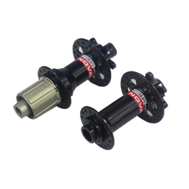Novatec D711SB-B15 Boost Disc hub 110mm x 15mm thru axle MTB Mountain Bicycle Hub 32 holes DownHill DH FreeRide 148mm 12mm | Спорт и