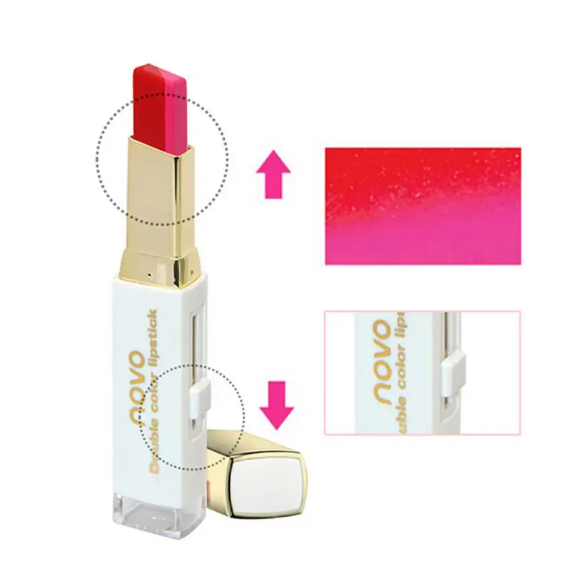 Горячие 8 цветов Красота Макияж двойной Цвет градиент длительный