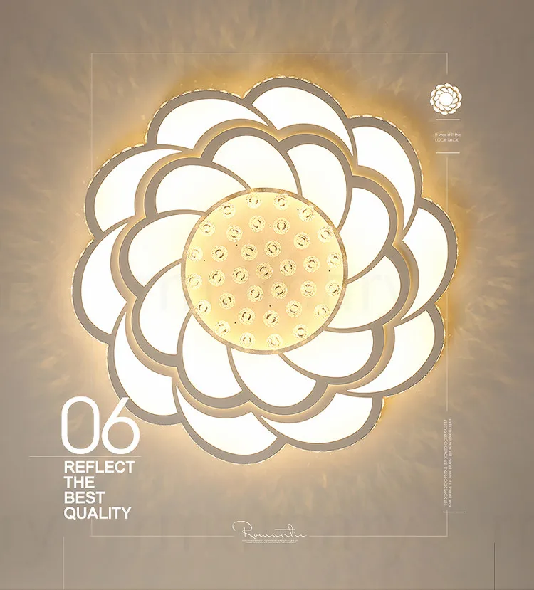 Потолочные светодиодные светильники для гостиной спальни 220 В переменного тока с