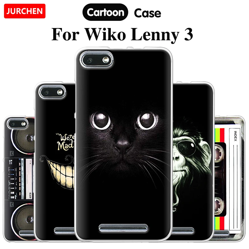 JURCHEN силиконовый чехол для телефона Wiko Lenny 3 Jerry милый мультяшный Мягкий ТПУ
