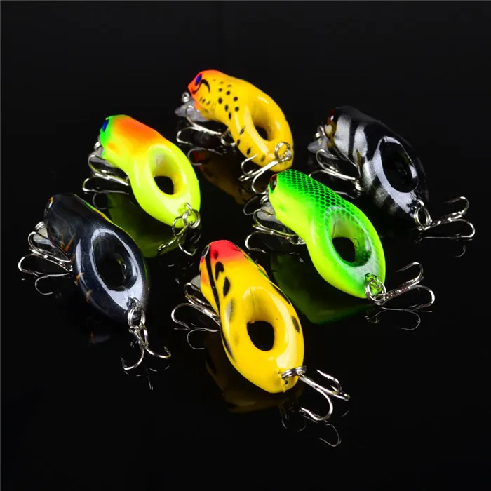 Новая жесткая рыболовная приманка-лягушка 6 шт. плавающая приманка высокие
