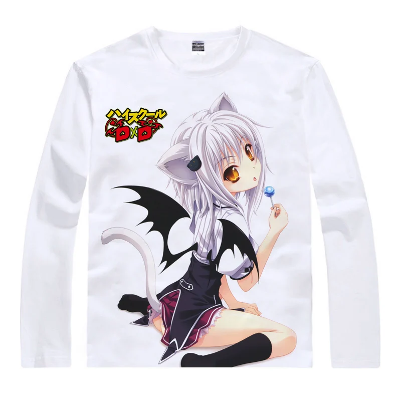 Style 3 Coolprint аниме рубашка школа DXD BorN футболки мульти-стиль длинный рукав Xenovia Quarta Akeno Himejima Косплей Motivs рубашки - Цвет: Style 3
