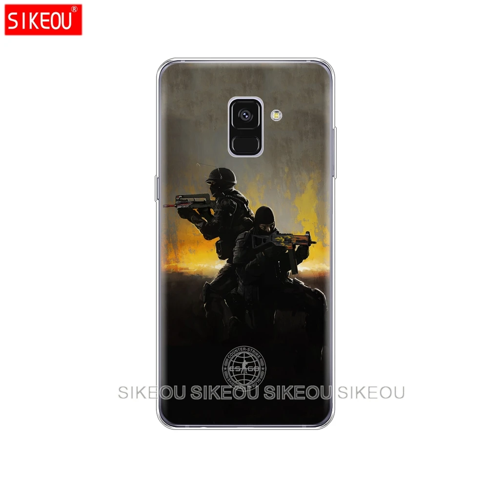 Силиконовый чехол для телефона Samsung Galaxy A8 2018 A3 A310 A5 A510 A7 2016 2017 Counter Strike cs go |