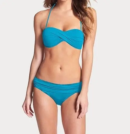Swimwear Women 2014 Vitage Bikini Brand New VS Ladies Sexy Pin Up Bandage |