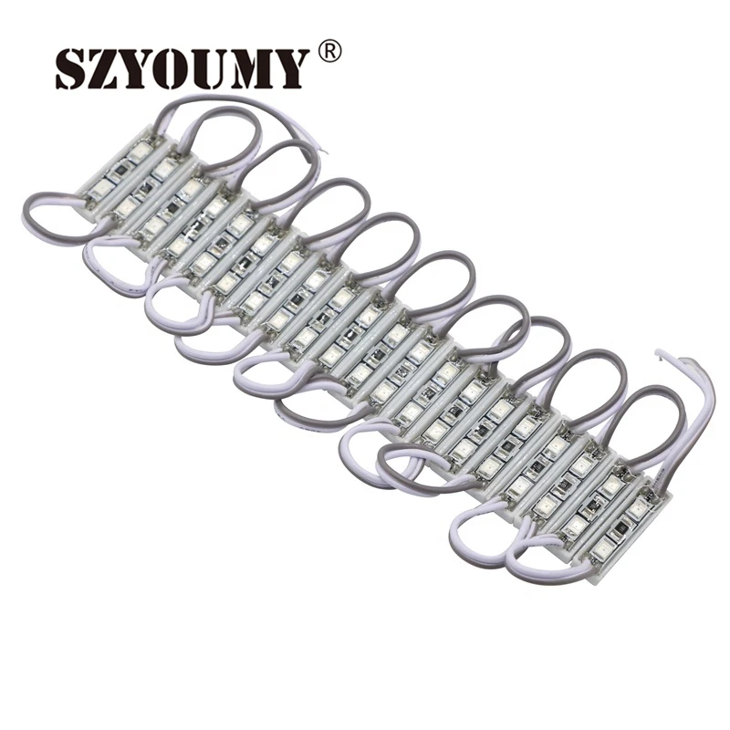 

SZYOUMY Mini 2LEDs SMD 2835 LED Module DC12V Small size LED modules Advertising Backlight Sign Lighting IP65 Waterproof 2000pcs