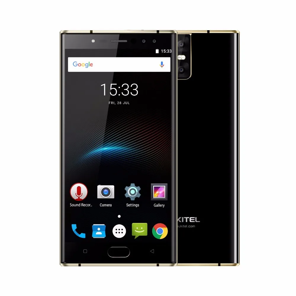 Oukitel K3 Mobile Phone MT6750T Octa Core 4GB+64GB 5.5&quot Dual 2.5D Screen 6000mAh 4 Cameras 16MP+2MP Front Fingerprint Smartphone |