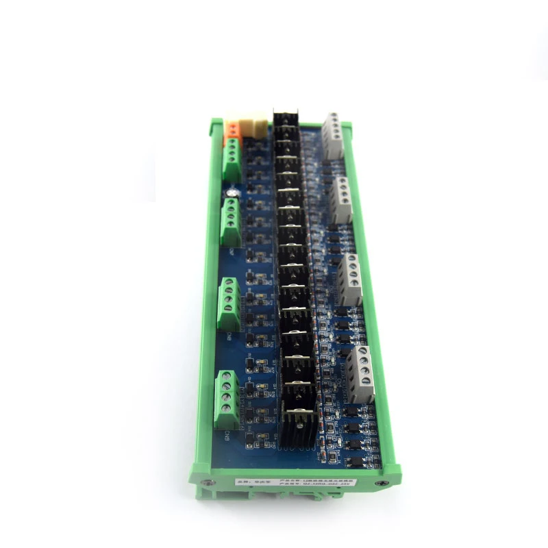 16-way PLC DC Плата усилителя диафрагма изоляции реле защиты доска RC анти-всплеск Реле плата питания