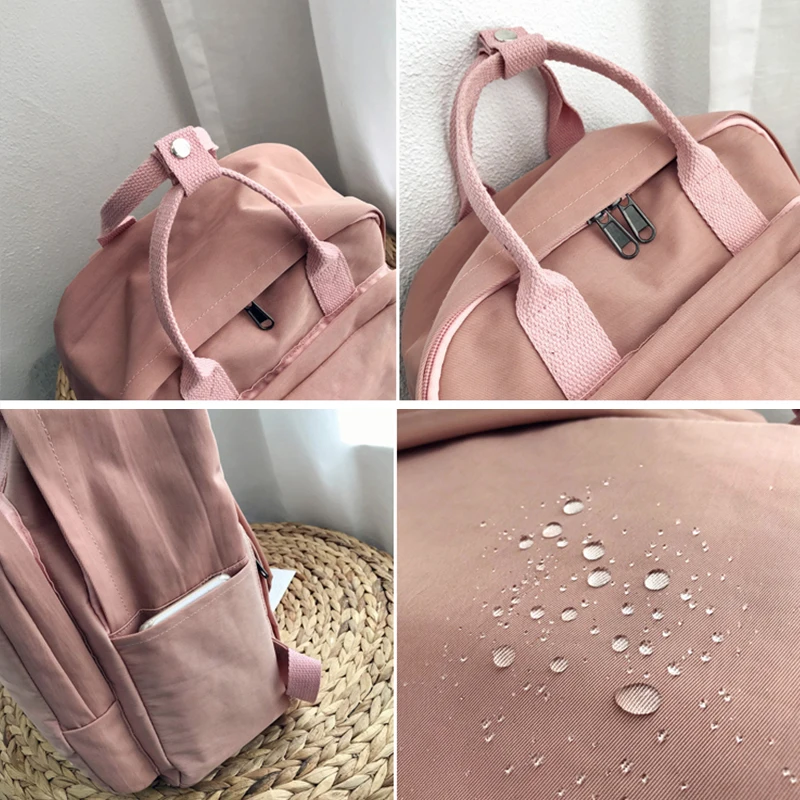 Модный женский рюкзак Harajuku ulzzang новый однотонный водонепроницаемый корейский