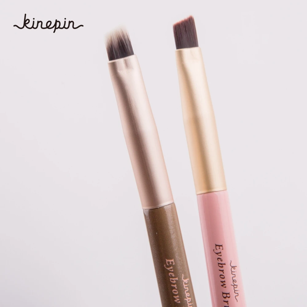 Розовый Профессиональный конический кисть подводка для глаз брови под углом