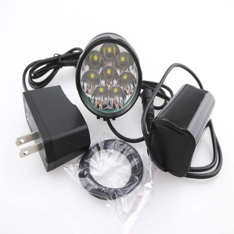 Светодиодный велосипедный фонарь высокой мощности 8xcree XM L2 U2 8000lm 5 режимов 6x18650 8000